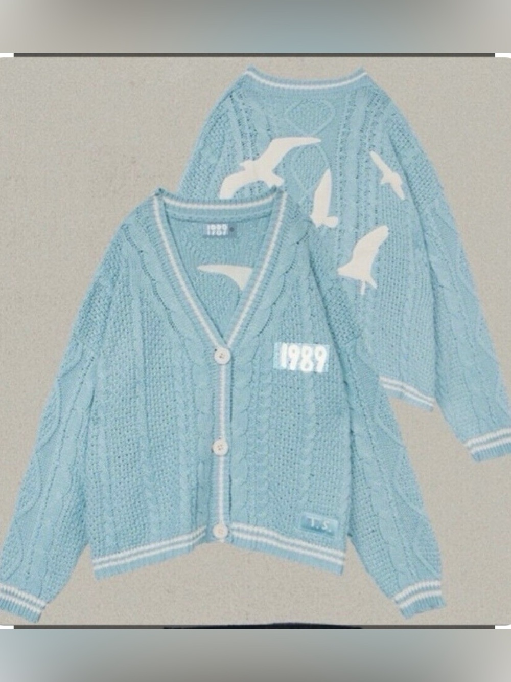 Taylor Swift 1989 (Taylor’s Version) Blue Button Down Cardigan